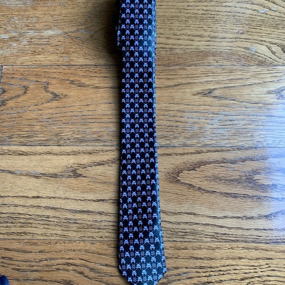 Black Tie Geek Atari Space Print Neck Tie - Picture 4 of 5